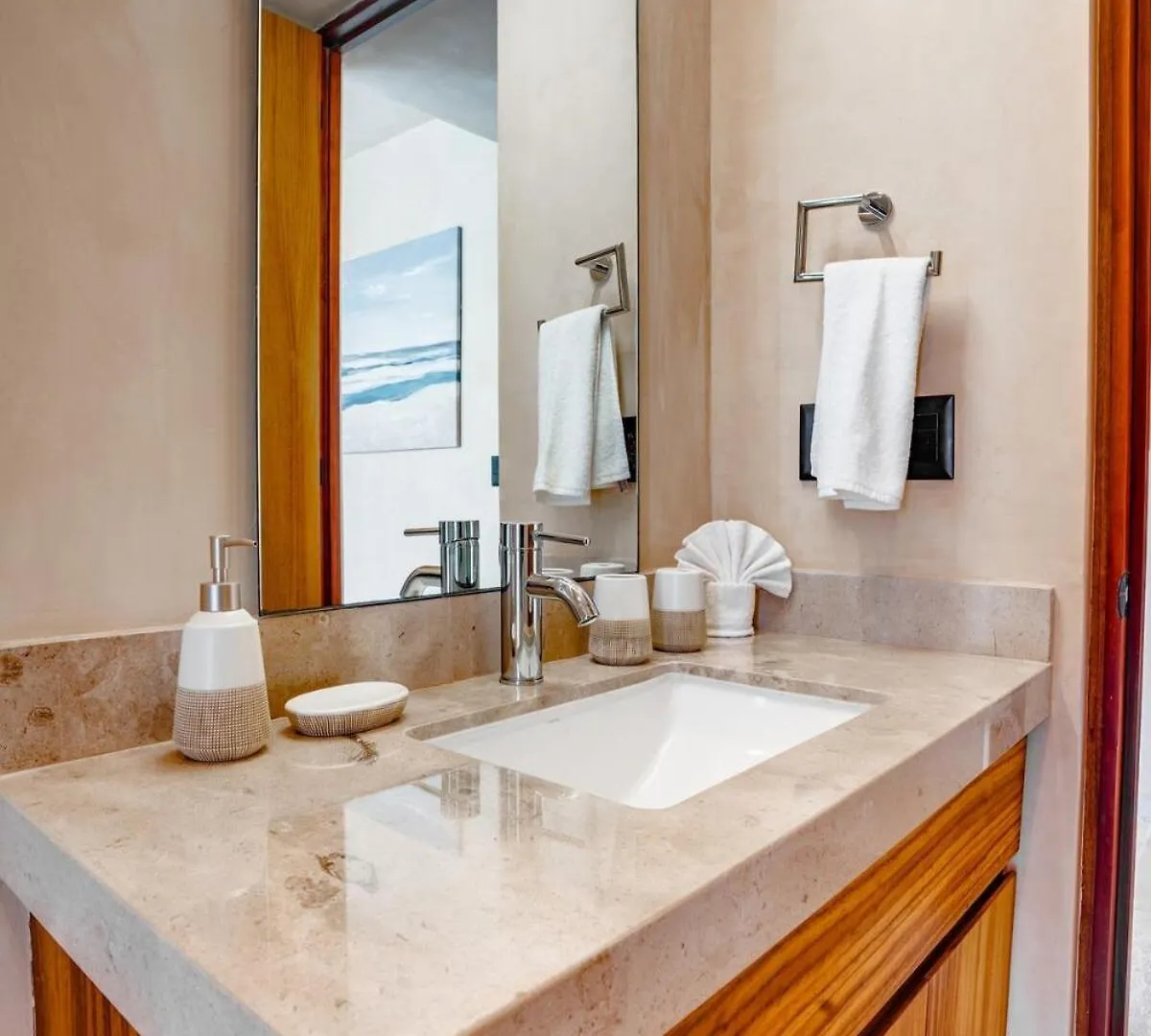 公寓 Tankah Bay Jungle Condominium With Sea Access 2 Bdr 图卢姆